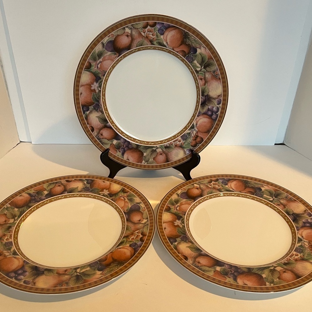 Fitz and Floyd Classic Choices Tuscany Dinner Plates Set of 3